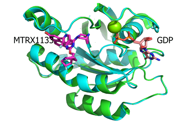 KRAS-G12D-RTX1133-共结晶与MRTX1133（7RPZ，PDB）的结构比力.png